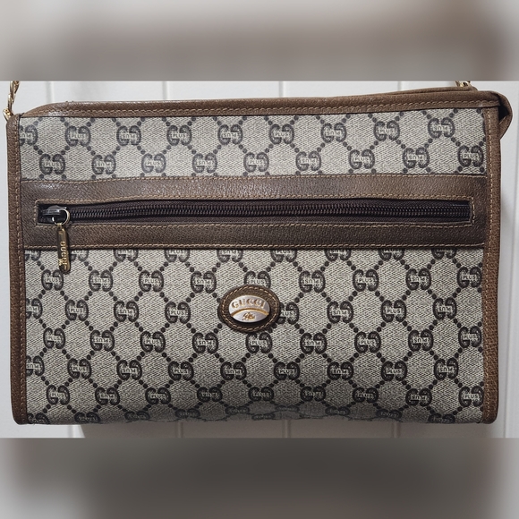 GUCCI PLUS GG Pouch with COA & DUST BAG - VINTAGE - Picture 2 of 13